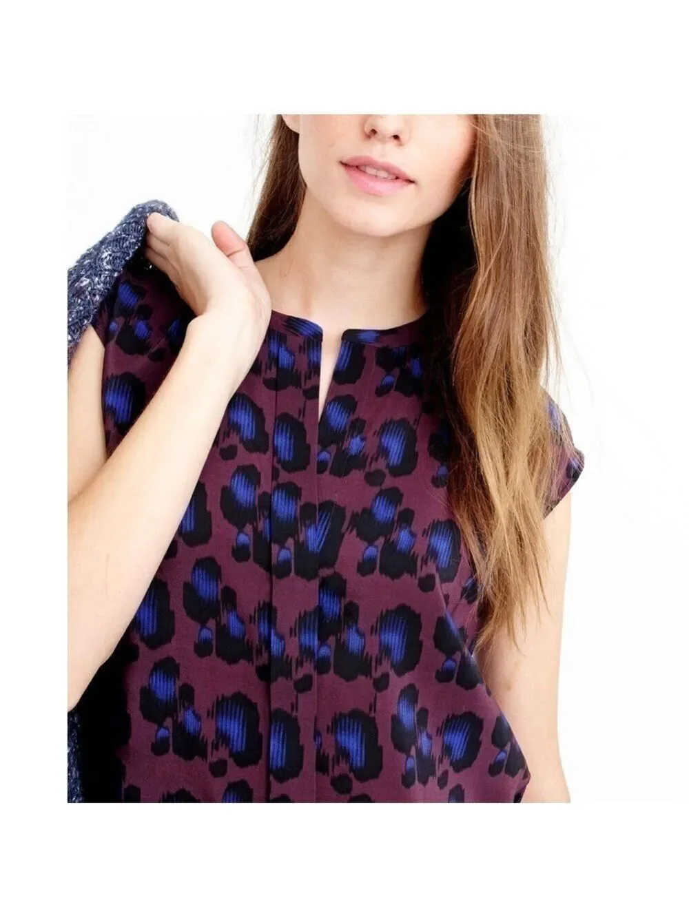 J. Crew crew leopard